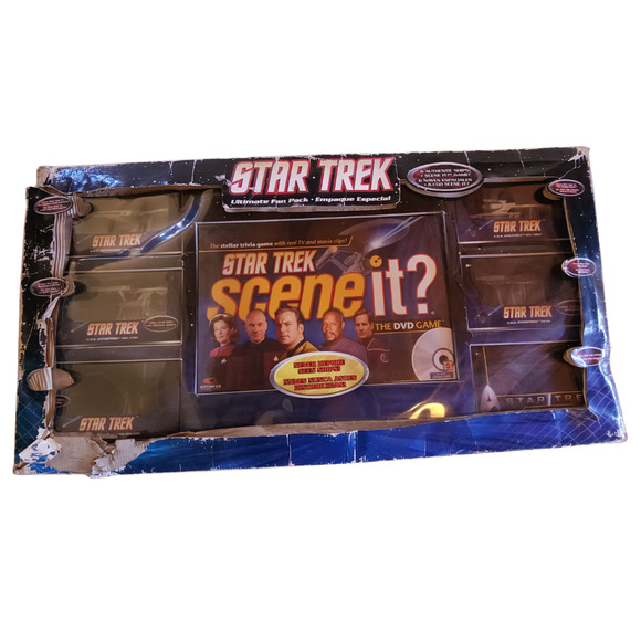 Star Trek Scene It Ultimate Fan Pack The DVD Game Mattel 2010 Damaged Open Box - Picture 1 of 16